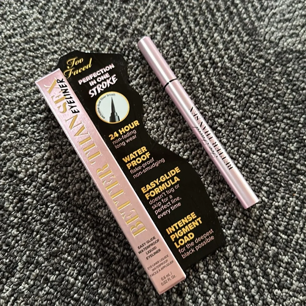 Too Faced Better Than Sex Waterproof Liquid Eyeliner Deepest Black